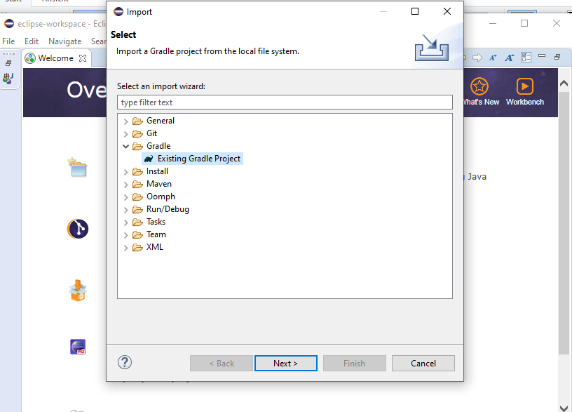 import-a-gradle-project-with-eclipse